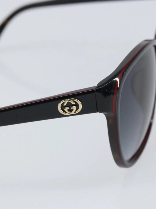 GUCCI Sunglasses plastic Black Auth 168770V main image 4